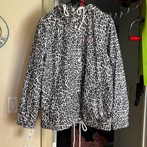 Woman’s Levi’s leopard rain slicker jacket 1x